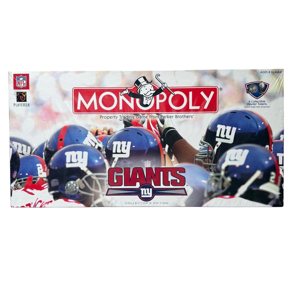 Monopoly New York Giants Collector's Edition 2006 Vintage NFL Board Game New